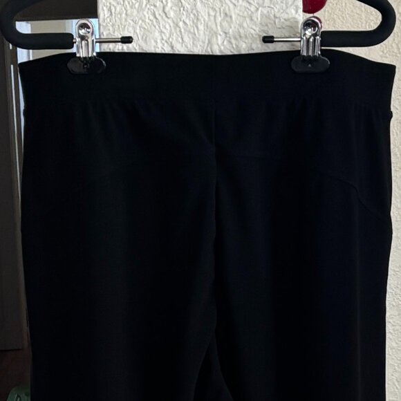 Halara High Waisted Side Pocket Wide Leg Micro Black XL Tall - Picture 3 of 5